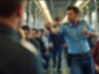 Poliziotto fuori servizio ferma molestatore su un treno