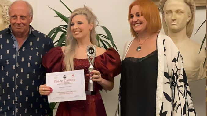 Sarah Althea Cosmi premiata per “La bellezza responsabile”