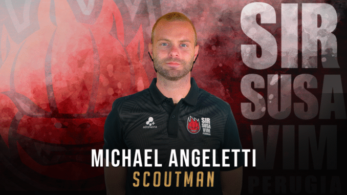 Michael Angeletti nuovo scoutman della Sir Susa Vim Perugia