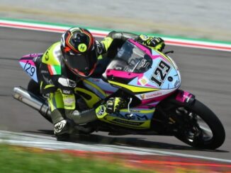Ubaldini in gara a Modena per il terzo round Moto4 Mes