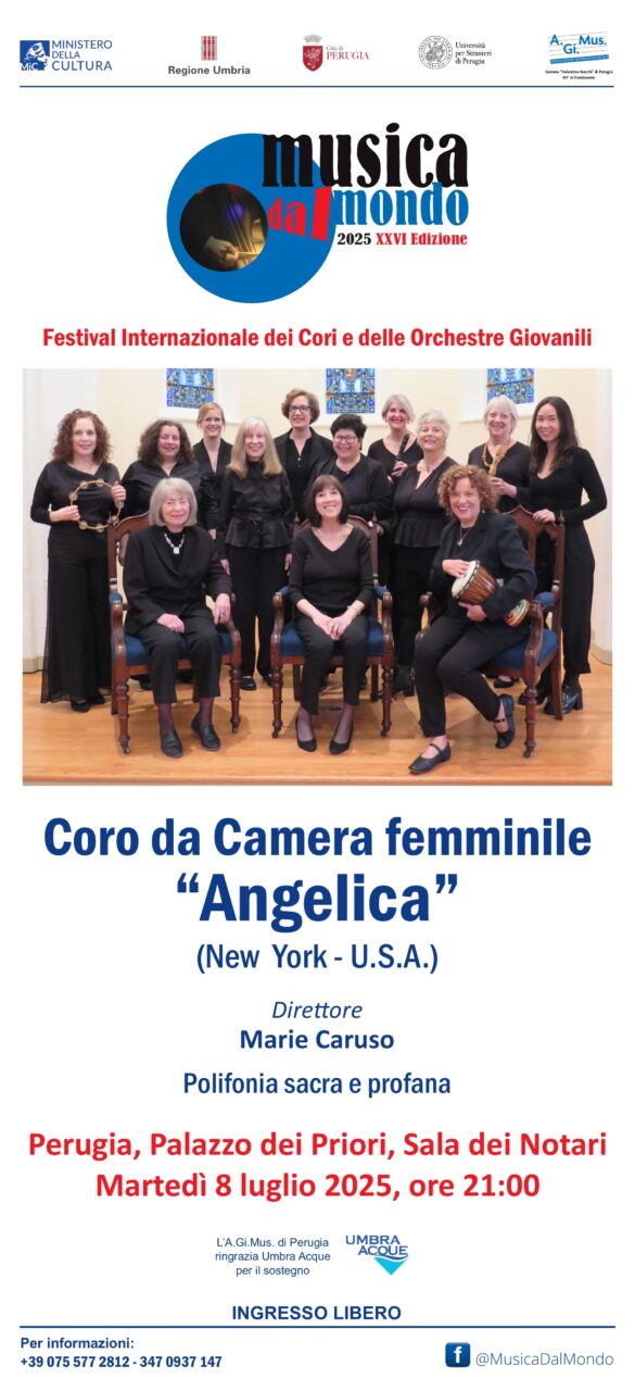 In arrivo il Coro da Camera “Angelica” che incanterà Perugia