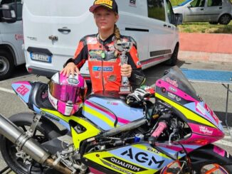 Cecilia Scottini domina: miglior donna del MES Moto4 FMI