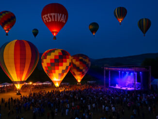Mongolfiere, gran finale tra voli e musica in Umbria
