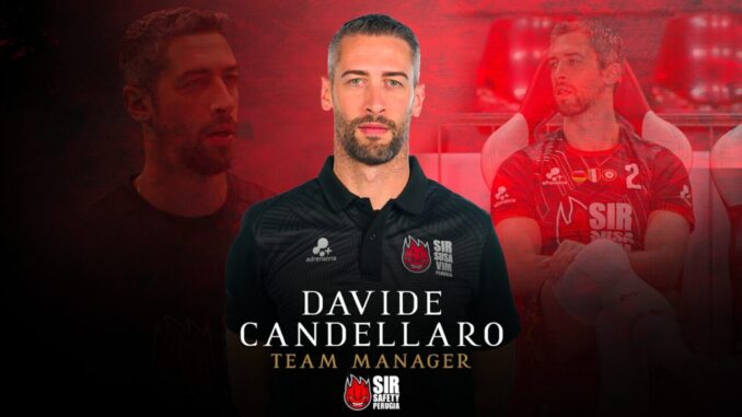 Candellaro chiude col volley e diventa team manager Sir