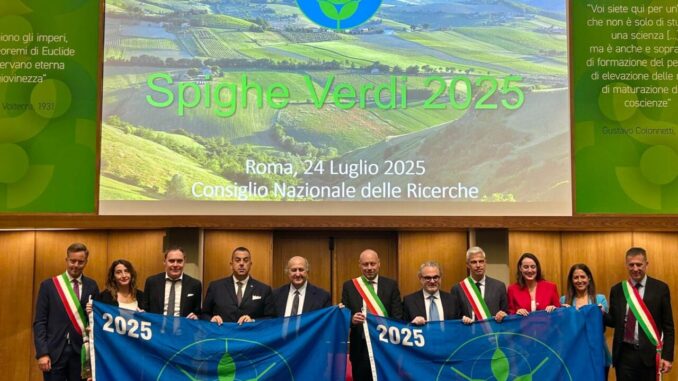 Otto Comuni Umbri conquistano le Spighe Verdi 2025