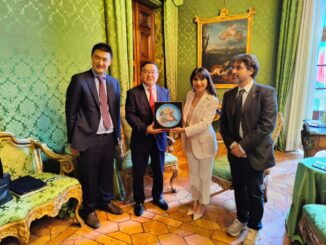 L’ambasciatore cinese a Palazzo Donini per rafforzare i legami