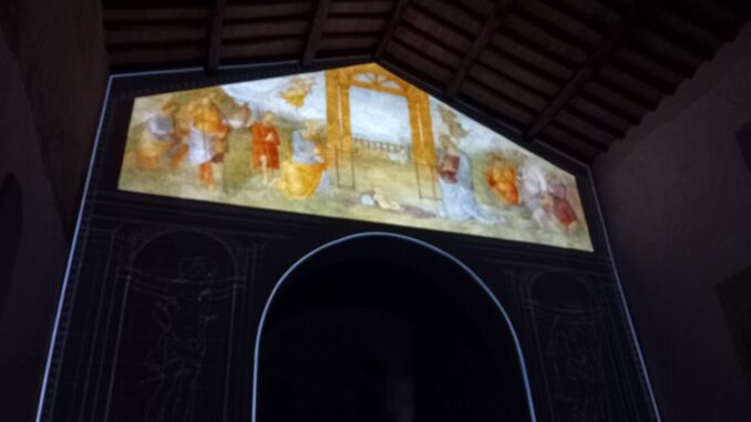 A Fontignano il Perugino rivive con il videomapping