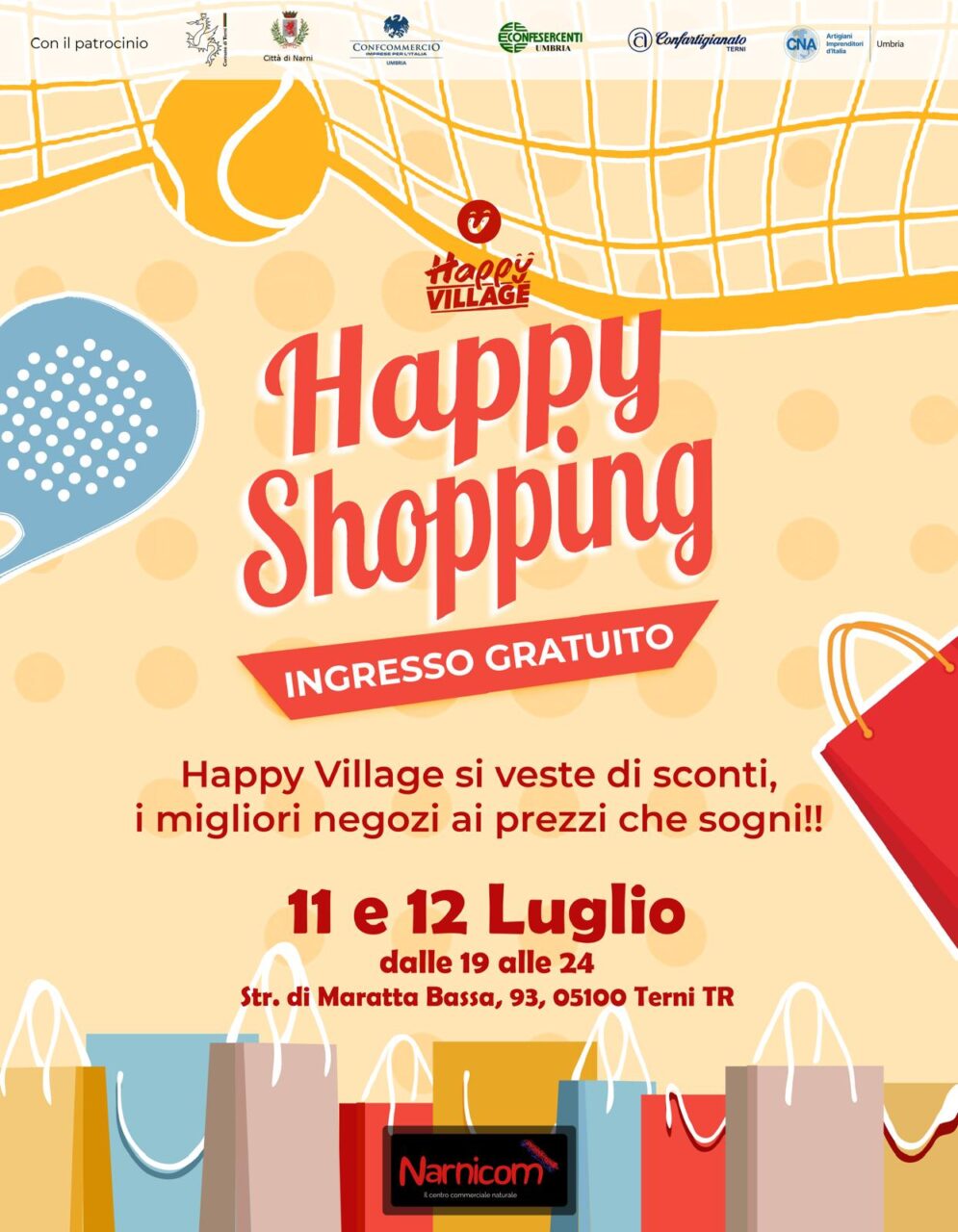A Maratta Bassa debutta “Happy Shopping”: sconti, musica e shopping