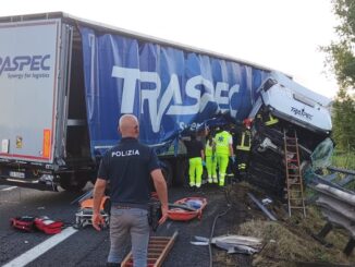 Tamponamento tra tir sull’A1 a Orvieto, un ferito grave