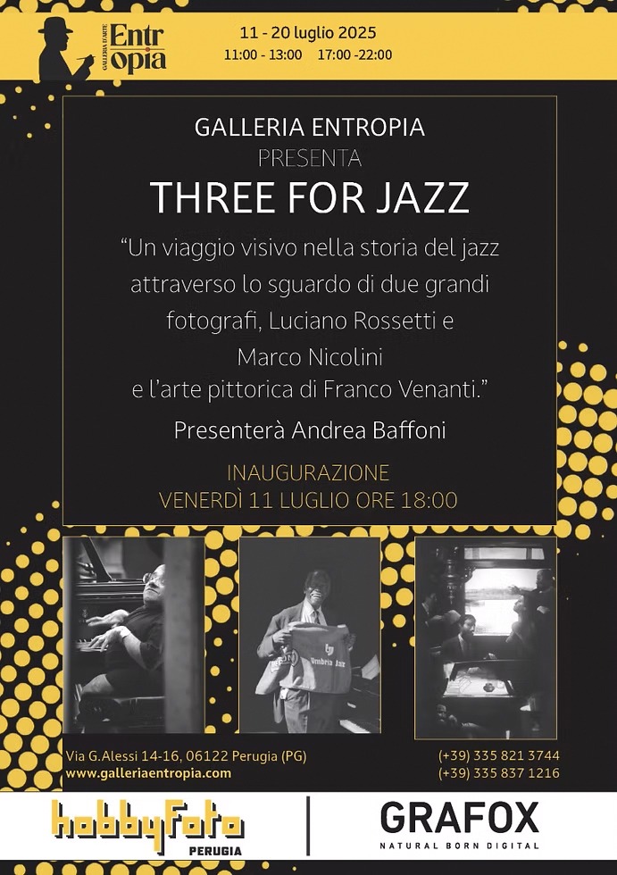 THREE for JAZZ: jazz e arte a Perugia