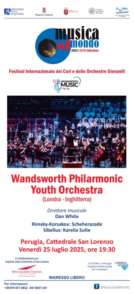 Musica dal Mondo ospita Wandsworth Youth Orchestra