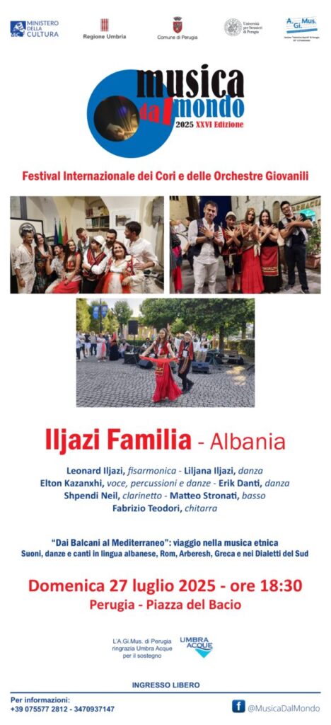 Piazza del Bacio in Musica con Iljazi Family Group