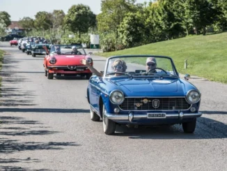 Motori e memoria al raduno storico di Bagnaia in Umbria