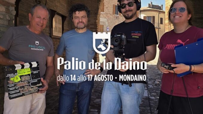 Gianluca Foresi volto dello spot 2025 del Palio a Mondaino