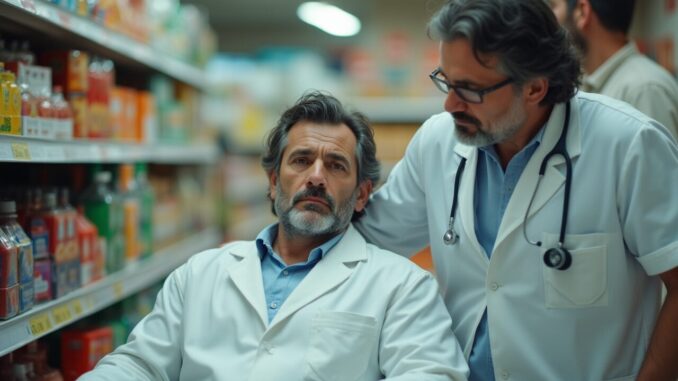 Medici salvano uomo in arresto cardiaco al supermercato