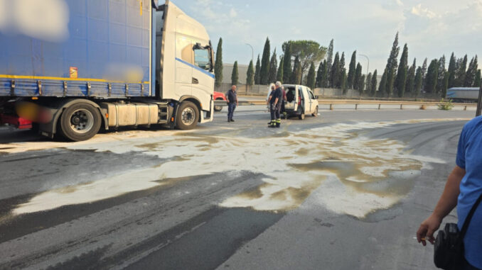 Sversamento di gasolio a Terni, contenuto in 24 ore