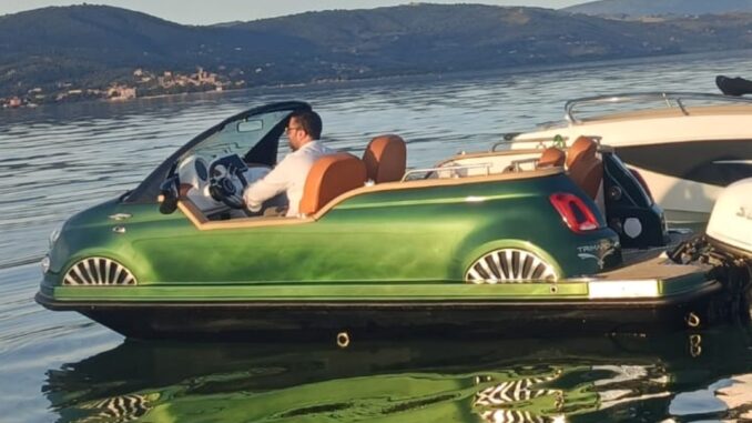 In 500 sul Lago a Trasimeno Dreams, nuovo noleggio barche