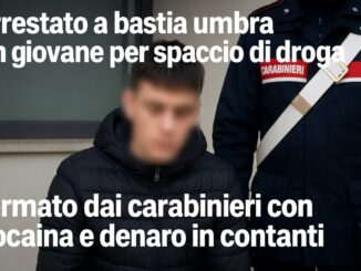 Arrestato a bastia umbra un giovane per spaccio di droga