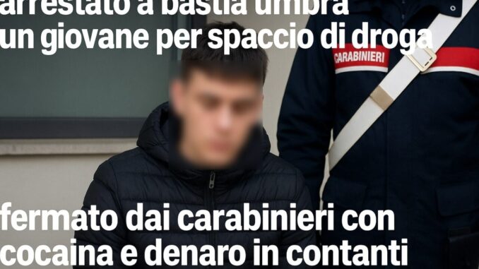 Arrestato a bastia umbra un giovane per spaccio di droga
