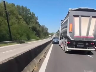 Premiato camionista che ferma auto contromano su E45