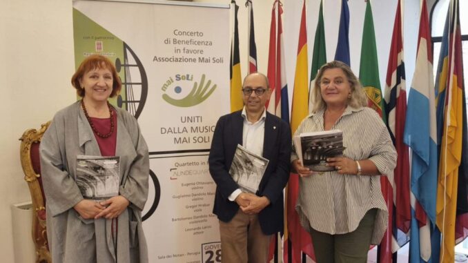 Concerto solidale del Quartetto Alinde nella Sala dei Notari