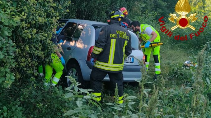 Auto fuori strada a Orvieto, ferito un quarantenne