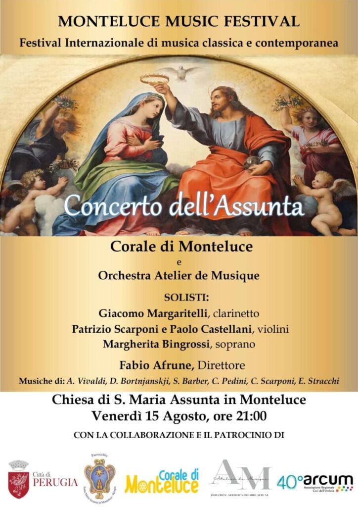 15 agosto - Concerto dell’Assunta a Monteluce