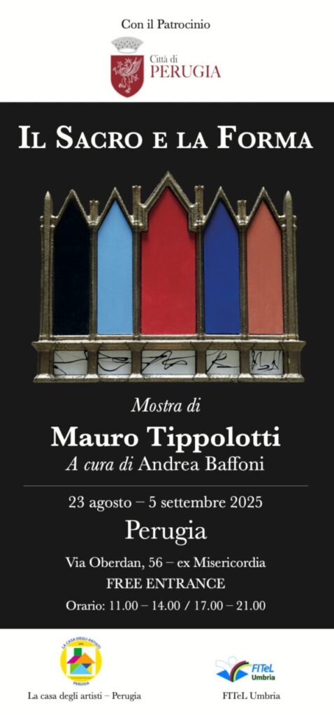Il Sacro e la Forma: Mauro Tippolotti espone a Perugia