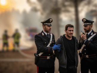 Piromane arrestato a Todi, incendi anche in undici casi precedenti