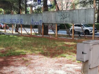 Ponte San Giovanni, via della Scuola: area verde ritrovata