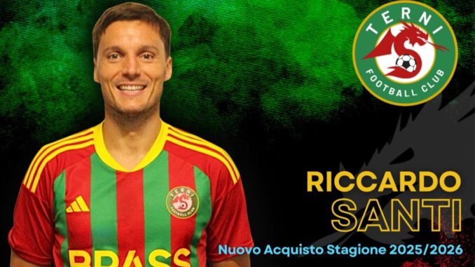 Riccardo Santi, nuovo attaccante rossoverde 2025-26