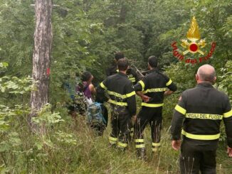Famiglie disperse nei boschi salvate dai Vigili del fuoco