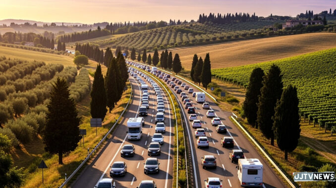 Maxi esodo estivo, traffico intenso sulla rete stradale nazionale