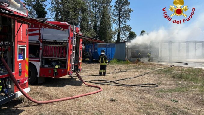 Incendio in essiccatoio di tabacco nel Tifernate