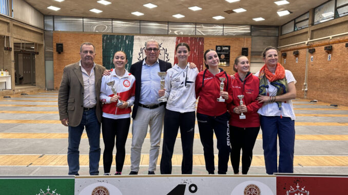 Trionfo per Vichi e Quirini nella 1ª prova di spada a Terni