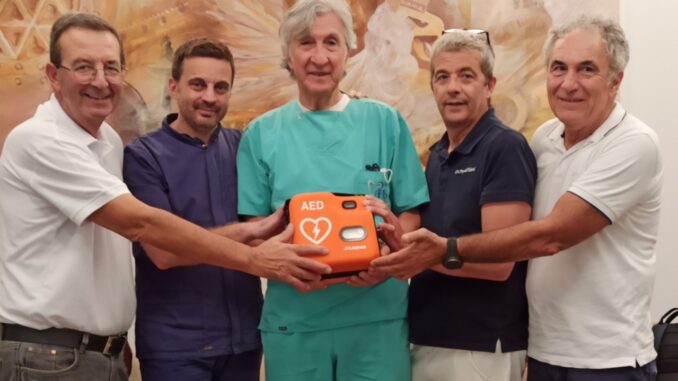 Csen Perugia riceve tre nuovi defibrillatori sul territorio
