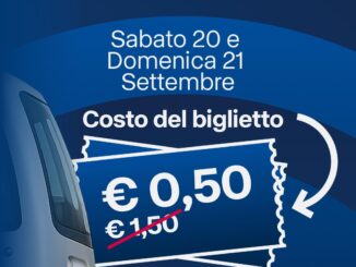 Biglietto urbano Busitalia a 0,50€ il 20 e 21 settembre