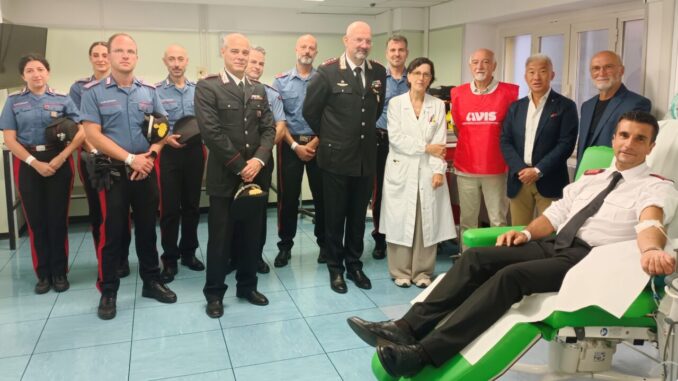 Terni, i Carabinieri partecipano attivamente alla donazione