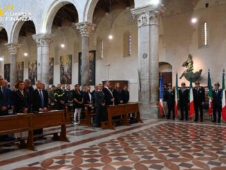 GDF Umbria festeggia San Matteo con cerimonia religiosa a Todi
