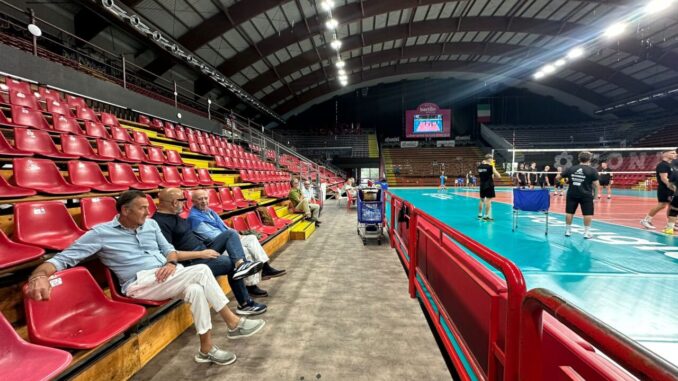 Vossi visita allenamenti Sir, Perugia protagonista mondiale