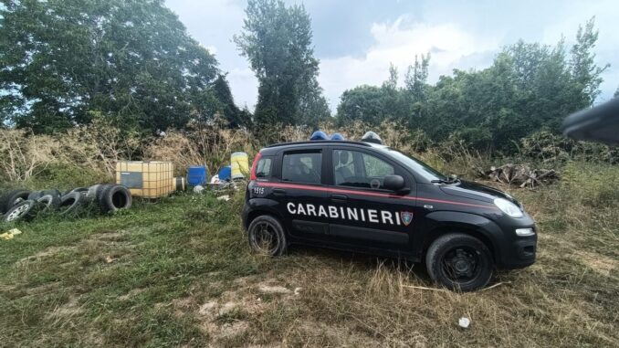 Rifiuti pericolosi abbandonati nel Parco del Subasio