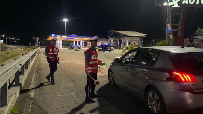 Cinque denunciati a Terni per guida sotto effetto di droga