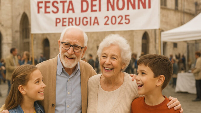 Perugia celebra la Festa dei Nonni con eventi in centro