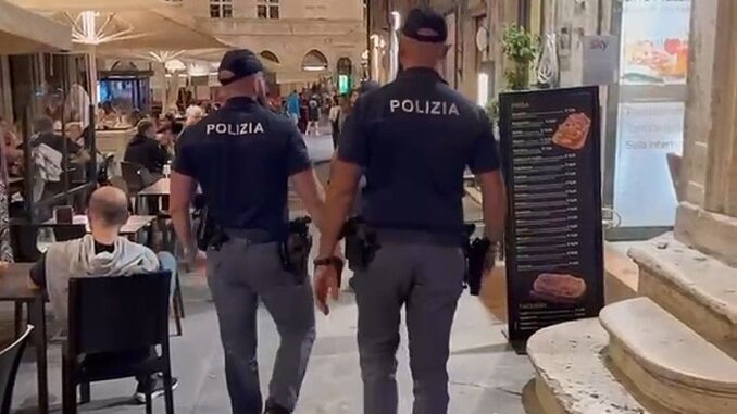 Blitz nazionale contro della Polizia crimini giovanili e devianza urbana