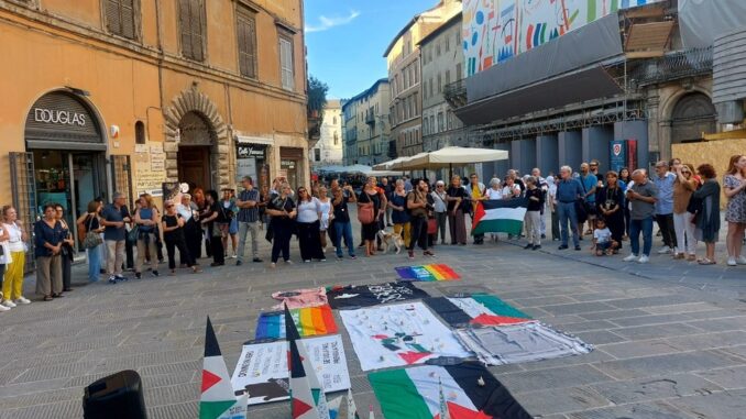 Presidio a Perugia per la Global Sumud Flotilla di pace