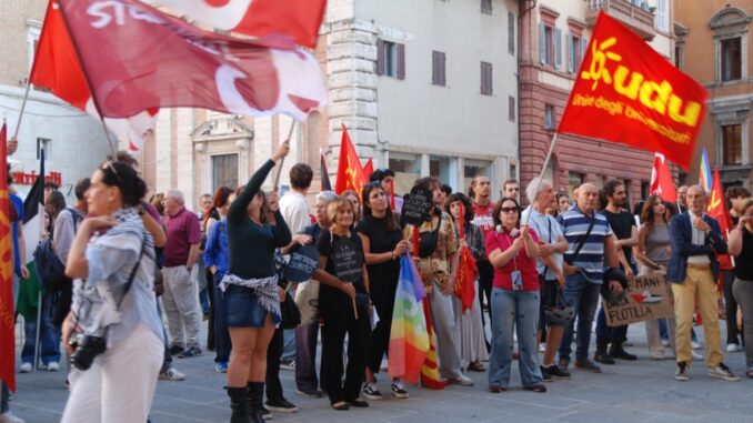 Perugia, sostegno alla Global Sumud Flotilla dal M5S