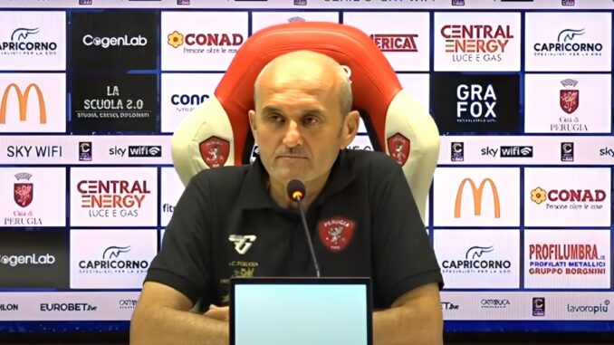 Perugia sconfitto al Curi, analisi di Cangelosi dopo l’Ascoli