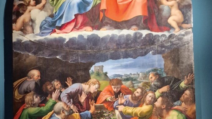 Ritorna a Perugia l’Incoronazione della Vergine di Raffaello