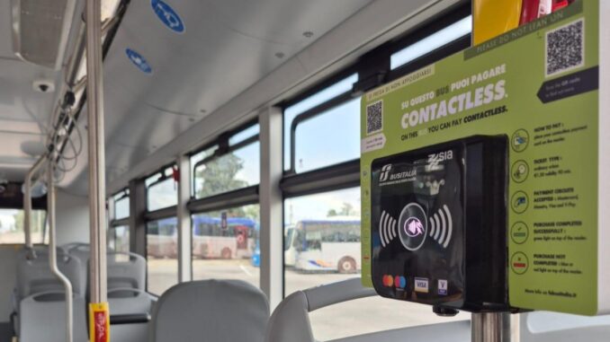 Umbria, biglietto contactless a bordo: Busitalia lancia il servizio