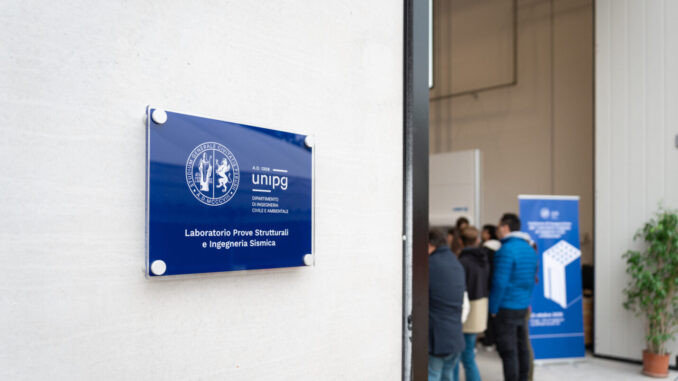 Nuovo laboratorio Unipg per prove strutturali e sismiche